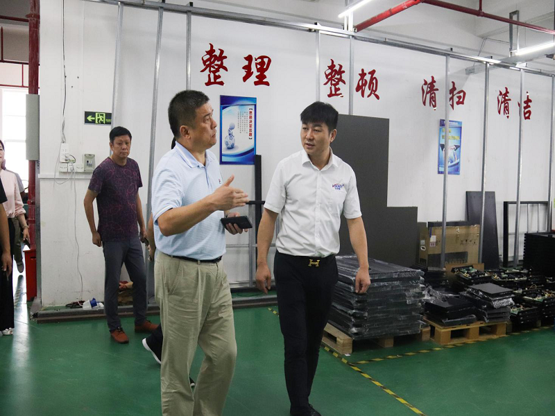 湖北省荊門市領(lǐng)導一行蒞臨華邦瀛進行調(diào)研指導工作
