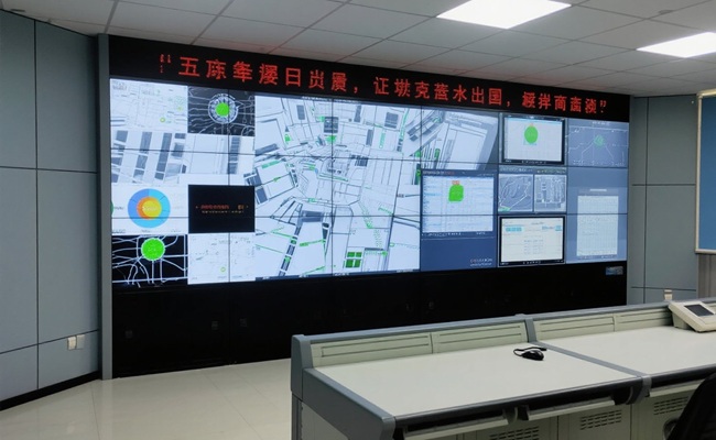 監控室液晶拼接屏色彩校準.jpg
